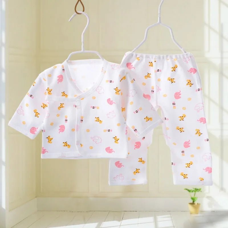 Children'S Clothing Baby Wool Hedgehog Newborn Set Pure Cotton Five 0-3M Baby Clothes Spring Autumn Pure Cotton Underwear Set