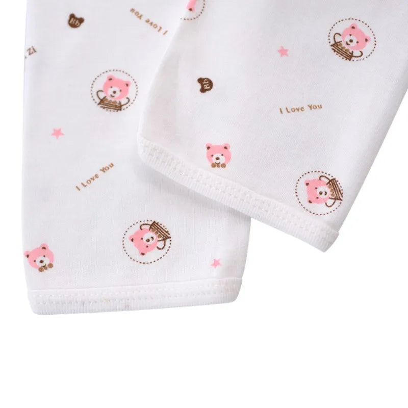 Children'S Clothing Baby Wool Hedgehog Newborn Set Pure Cotton Five 0-3M Baby Clothes Spring Autumn Pure Cotton Underwear Set