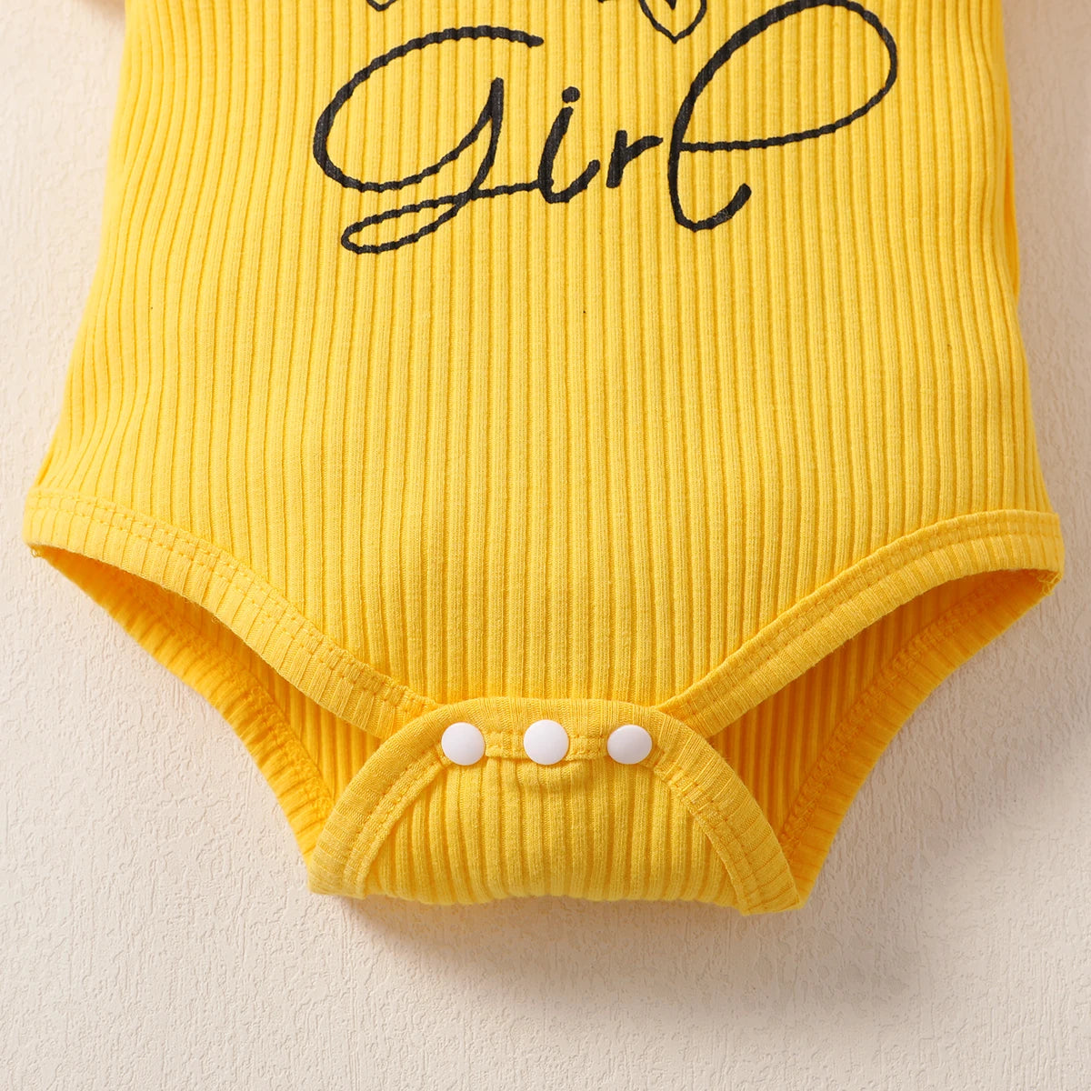 Summer Newborn Baby Girl Clothes Set Yellow Ruffled Ribbed Bodysuit Floral Shorts Headband Infant Fashion 3Pcs Clothing Set