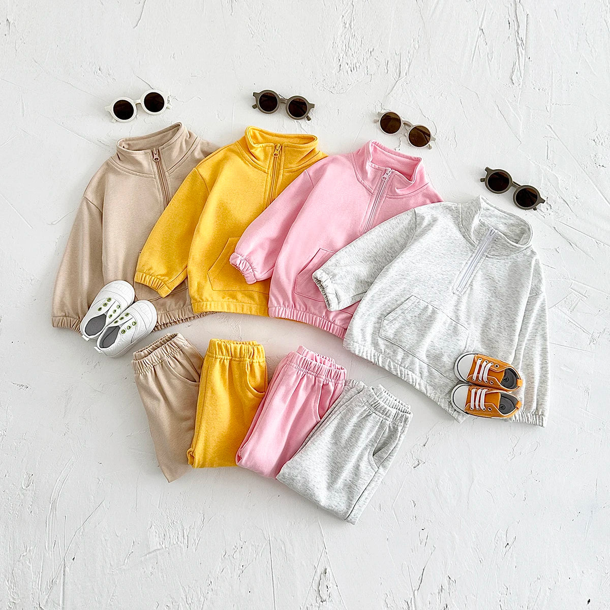 2024 Spring Autumn New Toddler Boys Sweatshirt Trousers Clothing 2pcs Newborn Baby 0-4Y Boys Girls Baby Clothes Sets Cotton