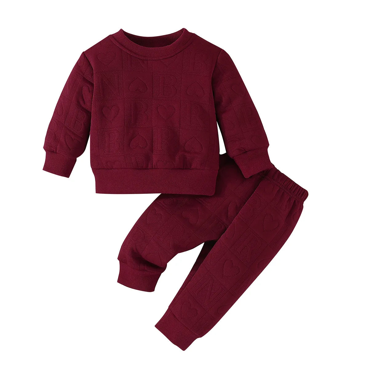 2Piece Fall Newborn Girls Clothes Korean Cute Letter Long Sleeve Tops+Pants Baby Luxury Clothing Toddler Boutique Outfits BC1786